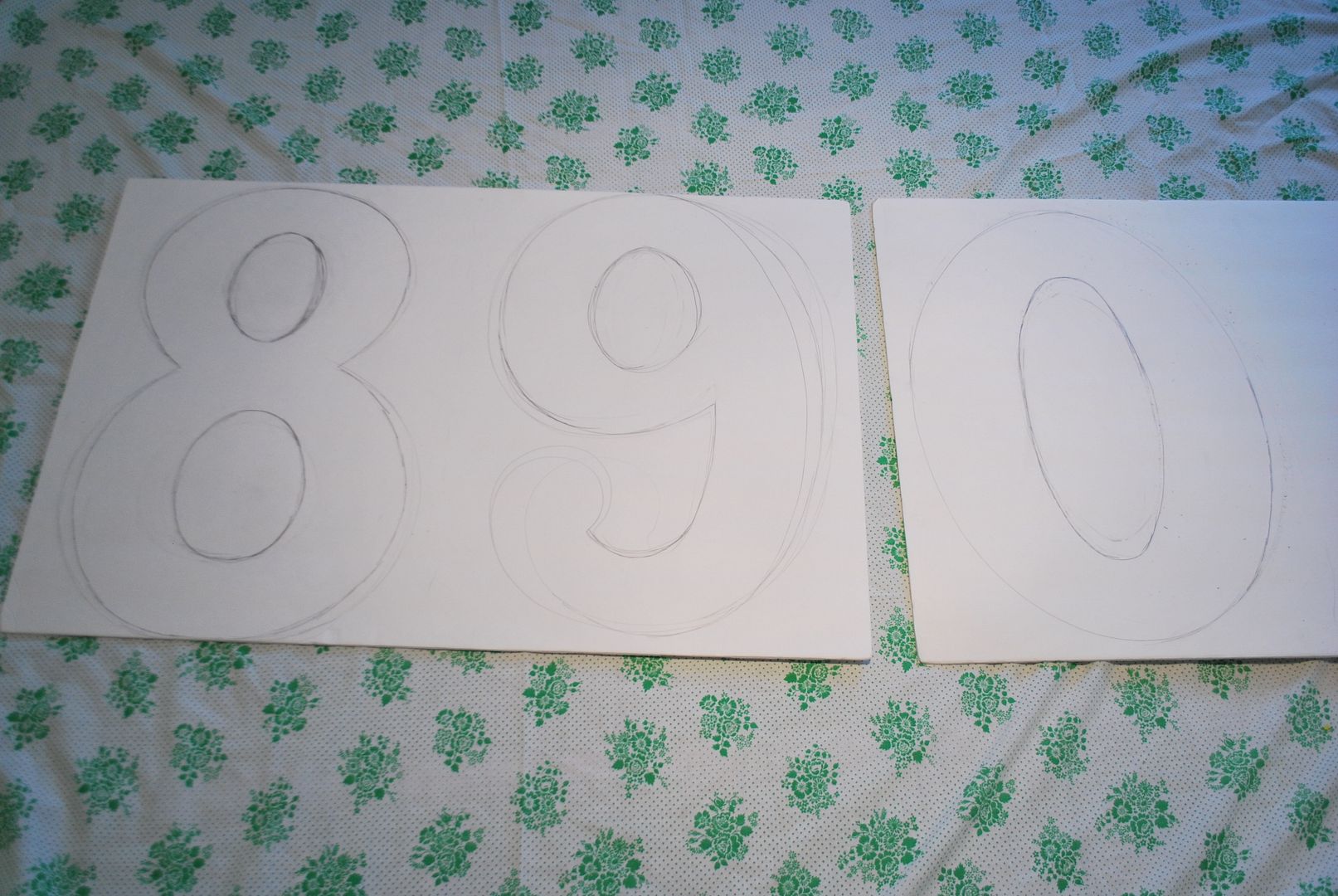 the DIY MARQUEE LETTERS/ NUMBERS